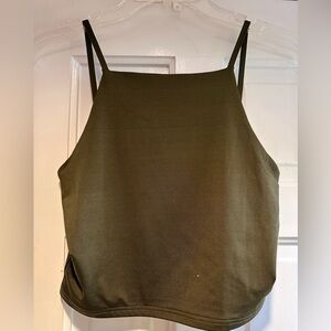 TEMT Cropped Spaghetti Strap spandex Top